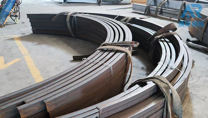 Channel steel bending
